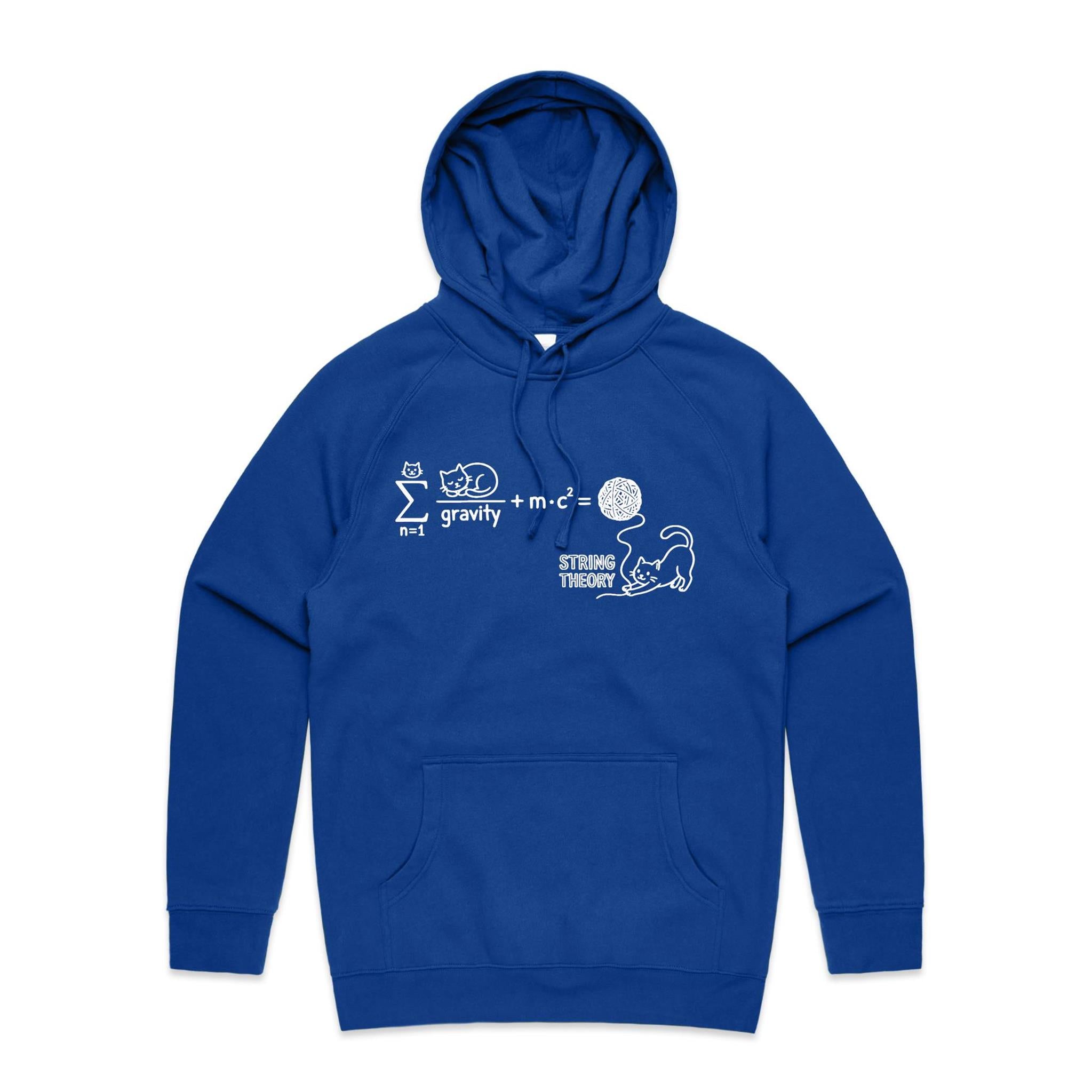 Cat String Theory Physics Men's AS Colour Hoodie