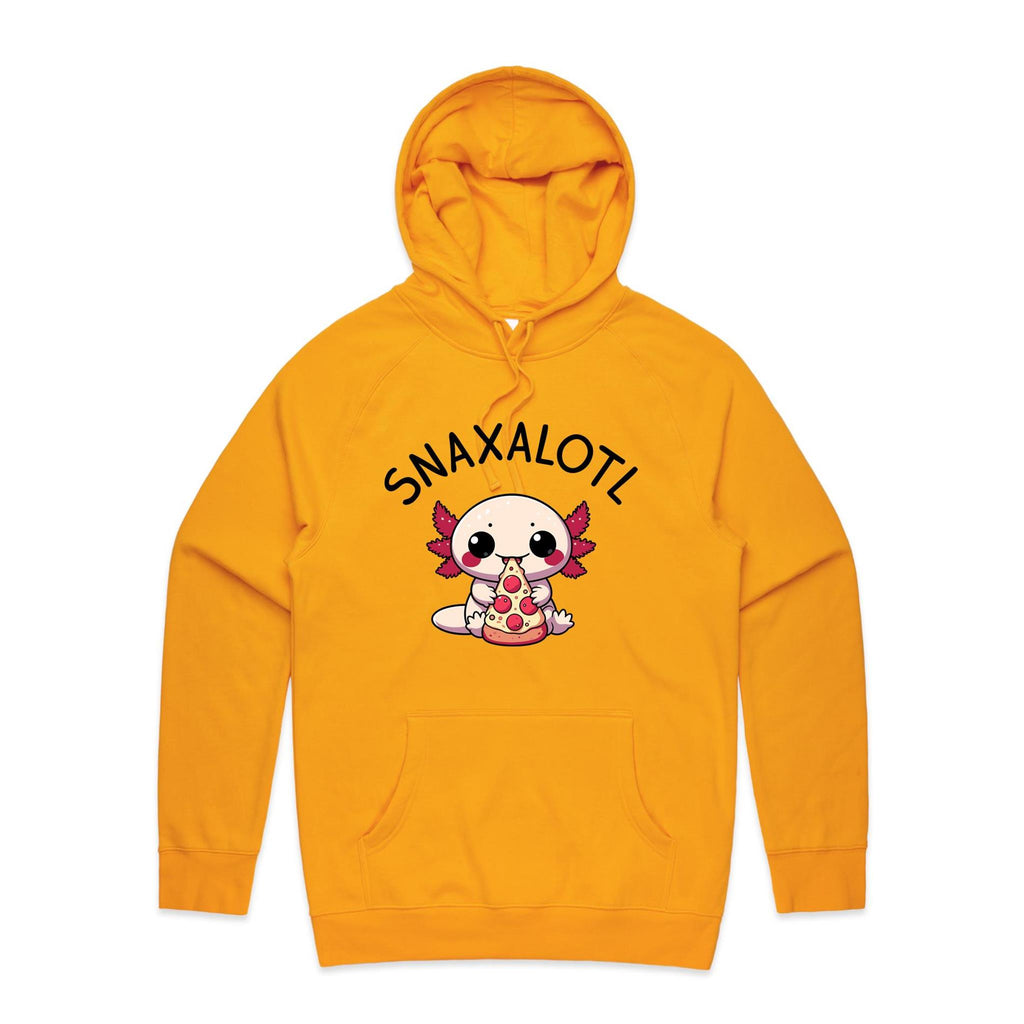 Snaxalotl, Axolotl Pizza - Mens Hoodie