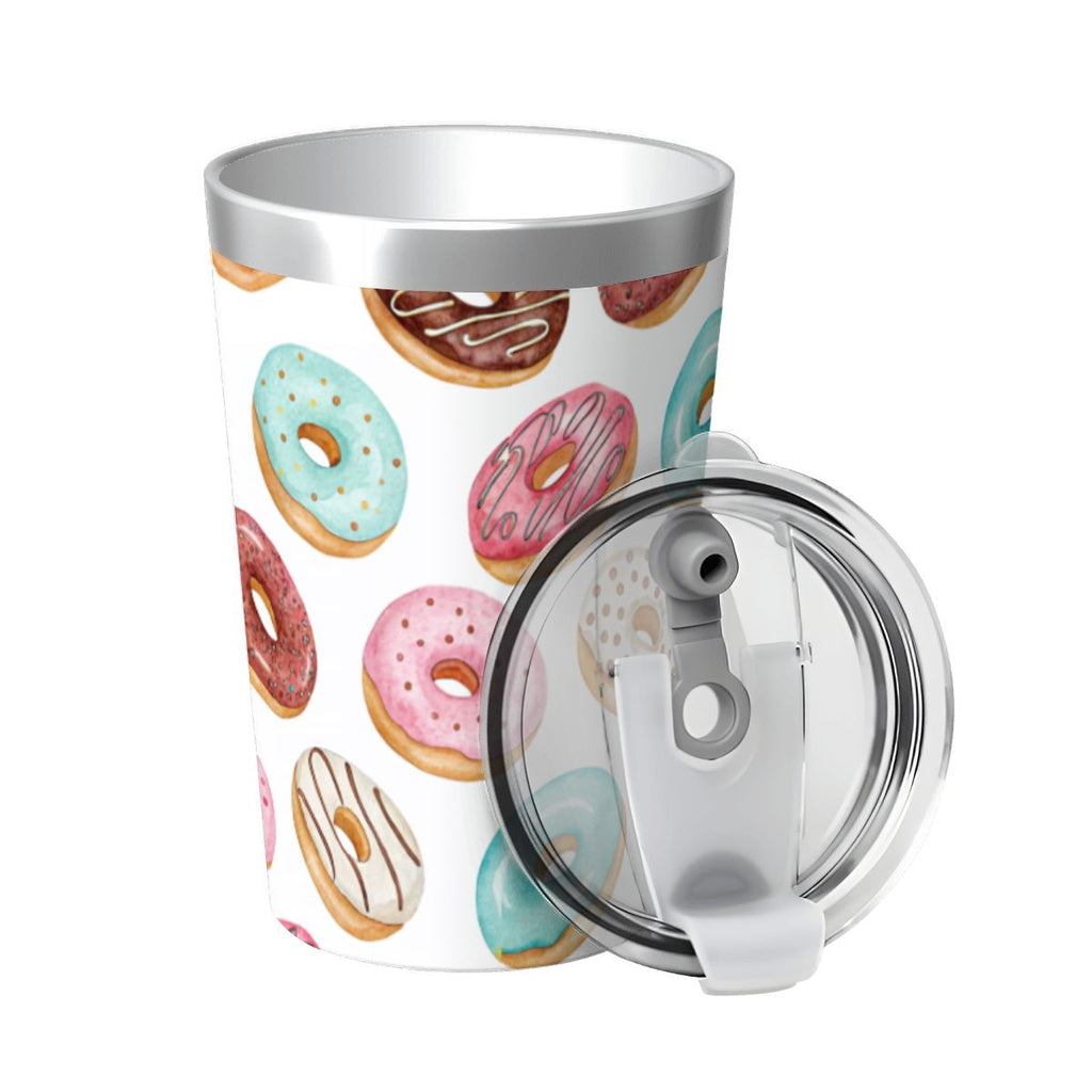 Pastel Doughnuts Small Stainless Steel Travel Mug Cup 12oz/350ml