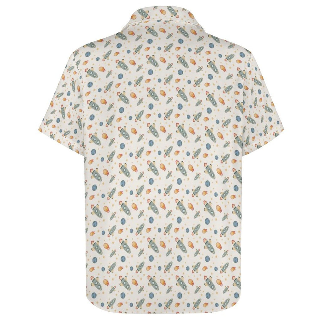 Rockets Women's Short-Sleeve Button Up Shirt