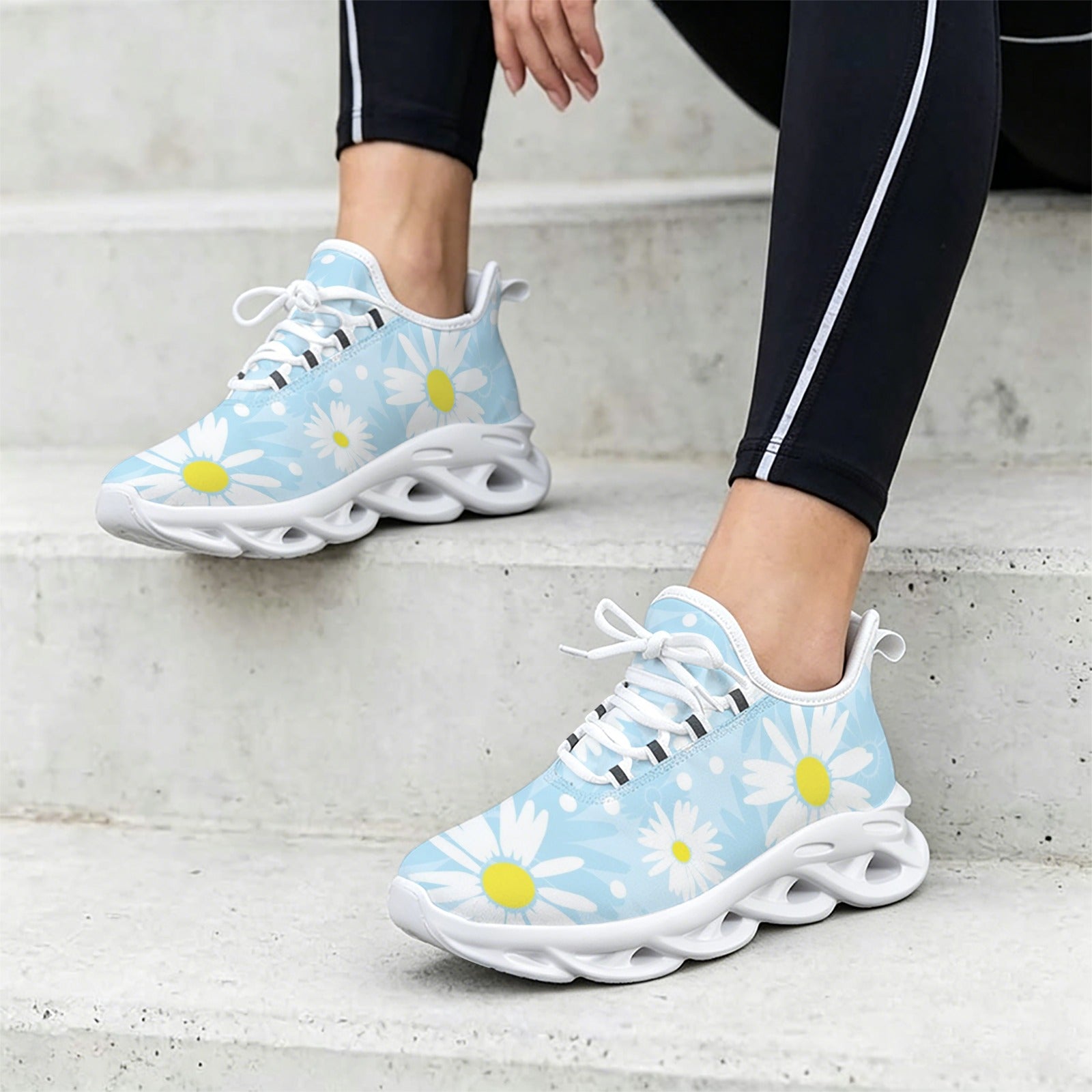Blue Chamomile Women's Twisted Sole Sneakers