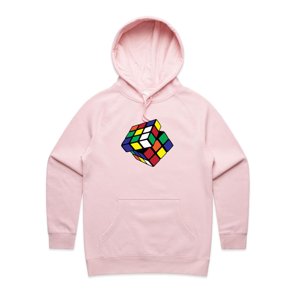 Game Cube - Womens Hoodie Pink Womens Hoodie Games Printed In Australia