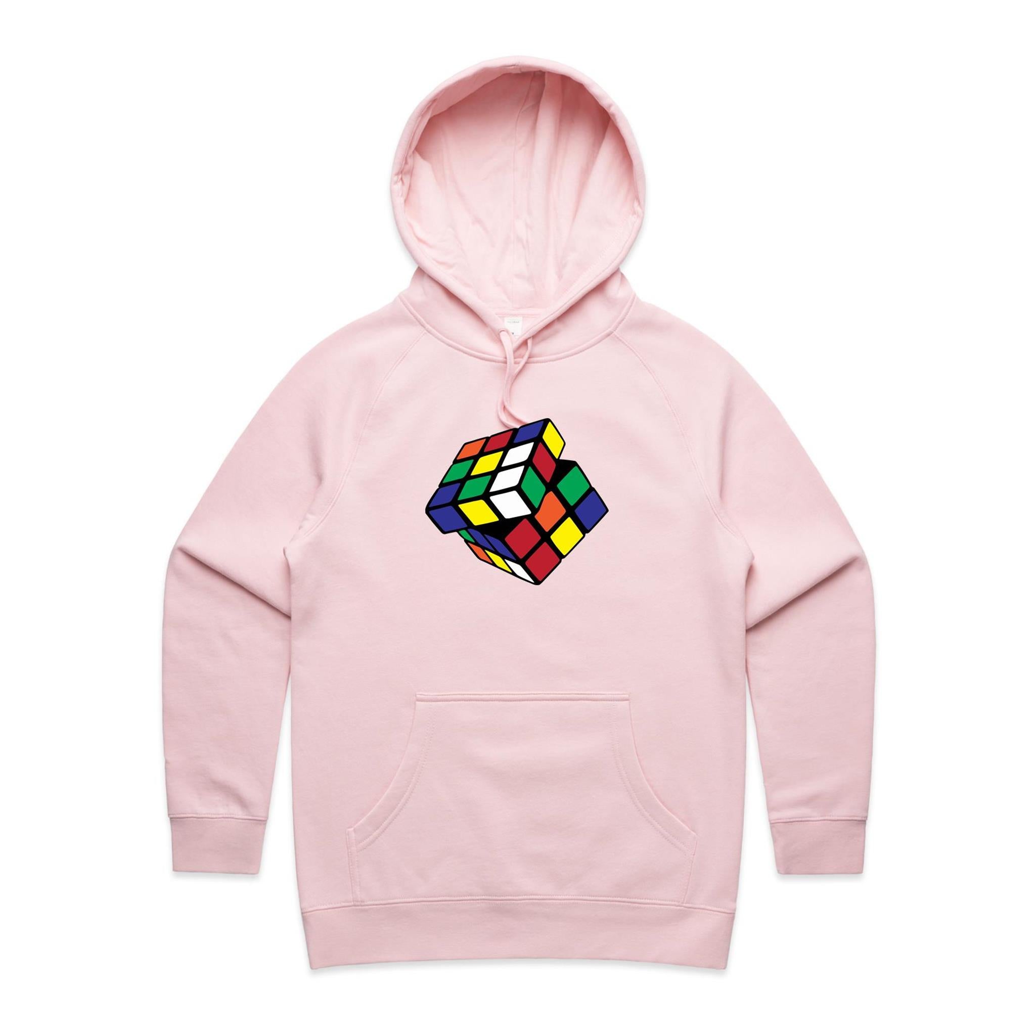 Game Cube - Womens Hoodie Pink Womens Hoodie Games Printed In Australia