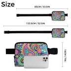 Bright Paisley - Belt Bag