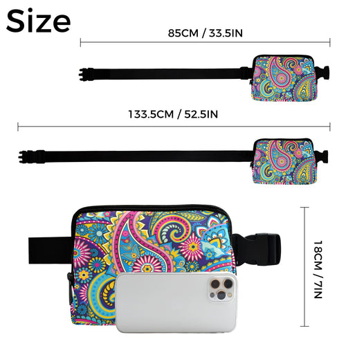 Bright Paisley - Belt Bag