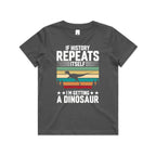 I'm Getting A Dinosaur Kids AS Colour T-shirt