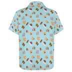 Classic Aussie Food Icons Women's Collared Pocketless Short Sleeve Shirt