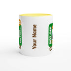 Personalised - Brewtiful, Espresso Yourself - White 11oz Ceramic Mug with Colour Inside Personalised 11oz Mug Coffee customise Globally Fulfilled personalise