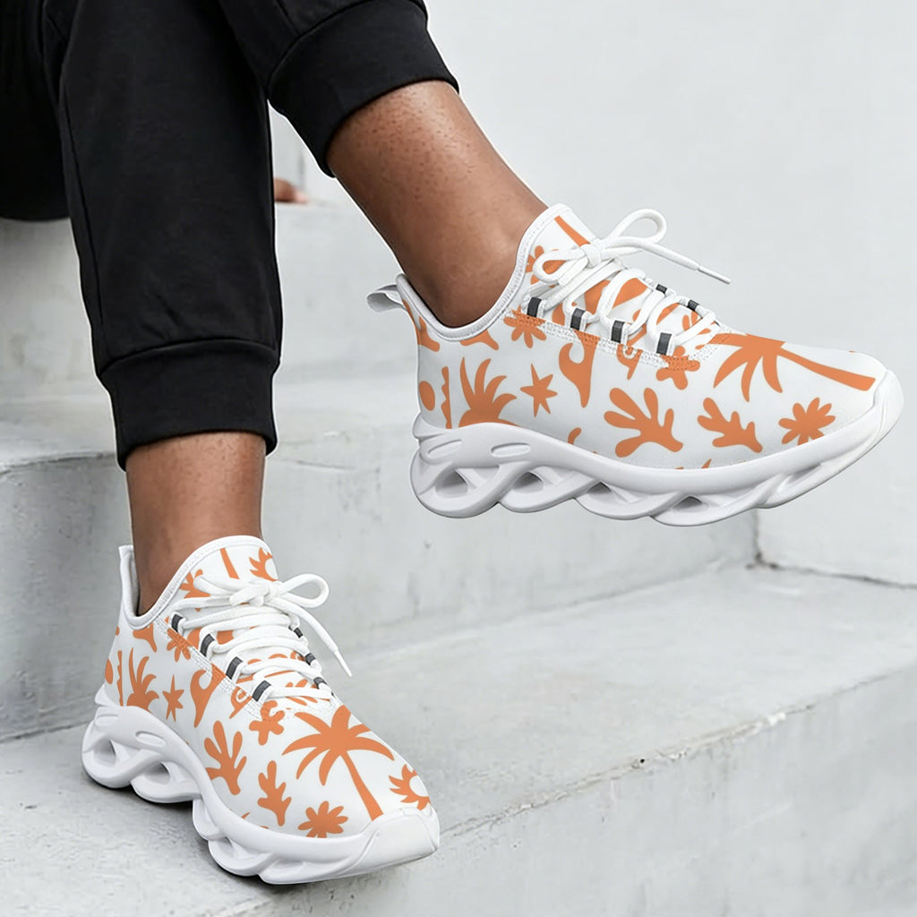Orange Surf Women's Twisted Sole Sneakers