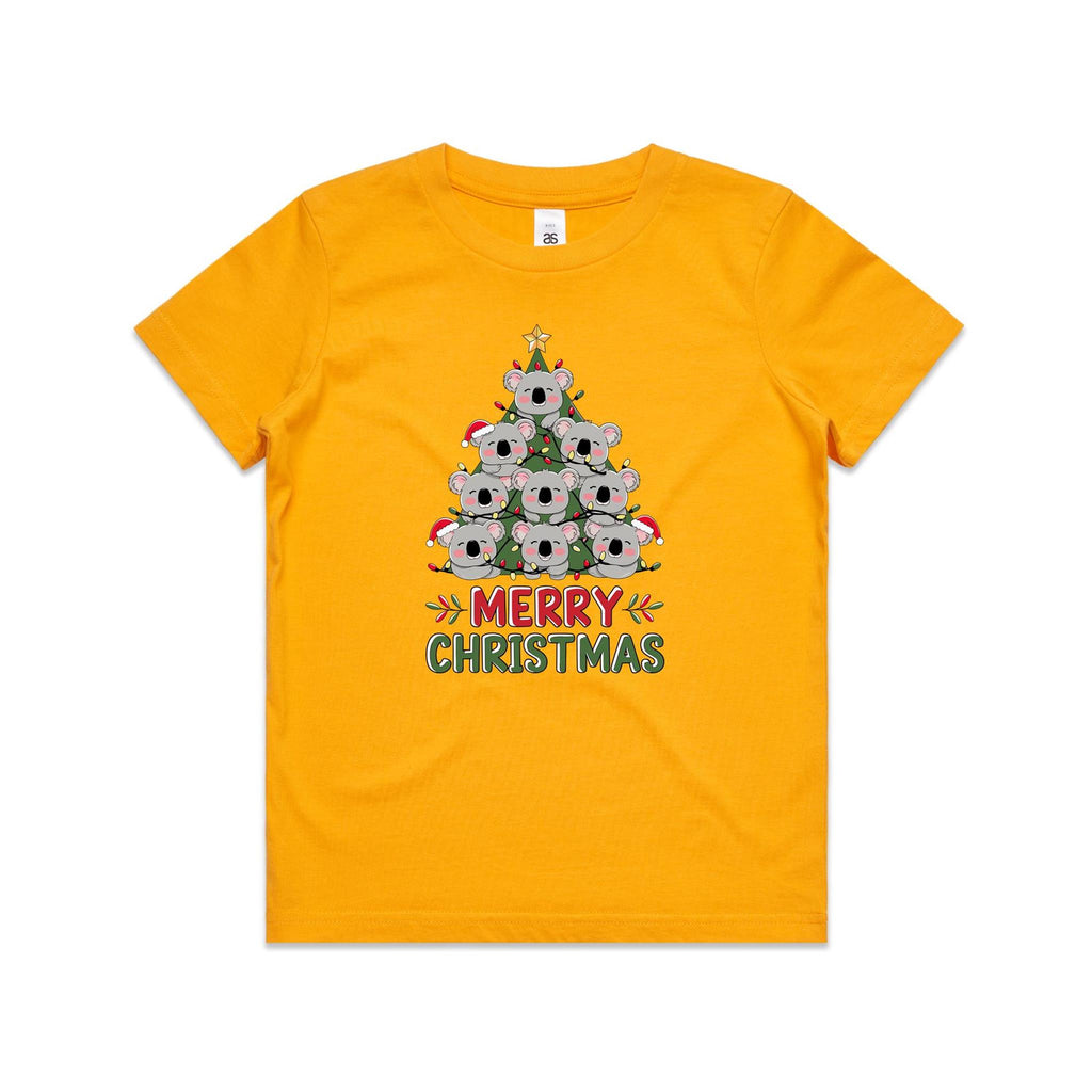 Koala Christmas Tree - Kids T-shirt