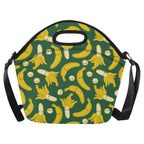 Happy Bananas - Neoprene Lunch Bag One Size Neoprene Lunch Bag Printed Offshore