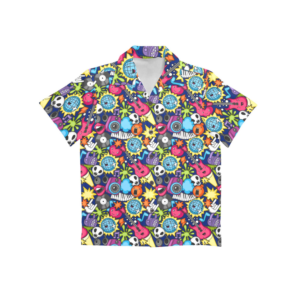 Sticker Music - Junior Kids Hawaiian Shirt