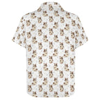 Cheeky Cats Women's Short-Sleeve Button Up Shirt