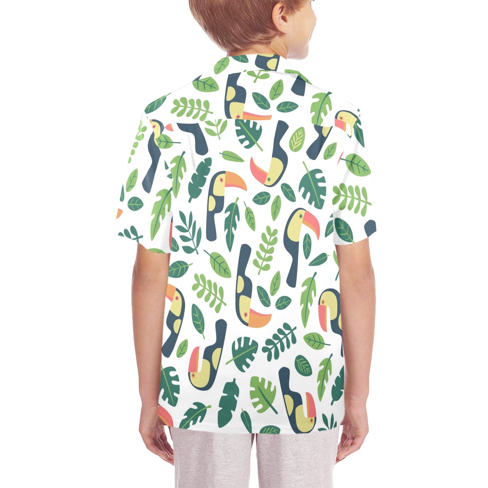 Toucans - Senior Kids Hawaiian Shirt