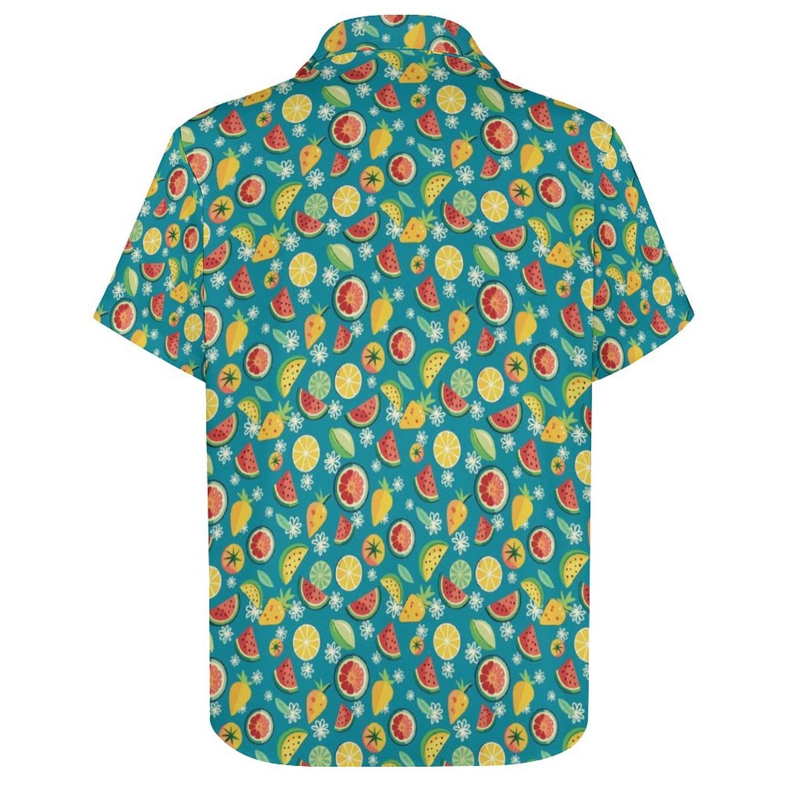Summer Fruit Women's Short-Sleeve Button Up Shirt