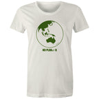 No Planet B, Earth - Womens T-shirt Natural Womens T-shirt Environment Printed In Australia