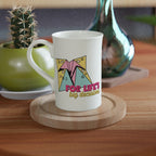 For Life's Big Decisions - White 10oz Porcelain Slim Mug Porcelain Mug Games Globally Fulfilled