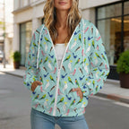 Australian Birds Women's Full-Zip Hoodie