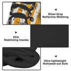 Halloween Stripes Men's Twisted Sole Sneakers
