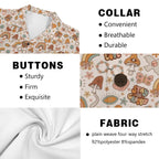 Peace And Love - Men's Short Sleeve Hawaiian Shirt