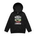 I'm Getting A Dinosaur Kids AS Colour Hoodie