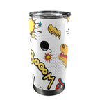 Superdog - 20oz Mobile Tumbler with Lid (Black Lock) One Size 20oz Travel Mug comic Printed Offshore