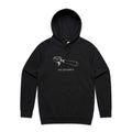 Stay Grounded, Coffee Portafilter Men's AS Colour Hoodie Black Mens Hoodie Coffee Printed In Australia