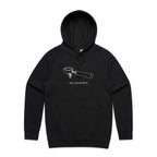 Stay Grounded, Coffee Portafilter Men's AS Colour Hoodie Black Mens Hoodie Coffee Printed In Australia