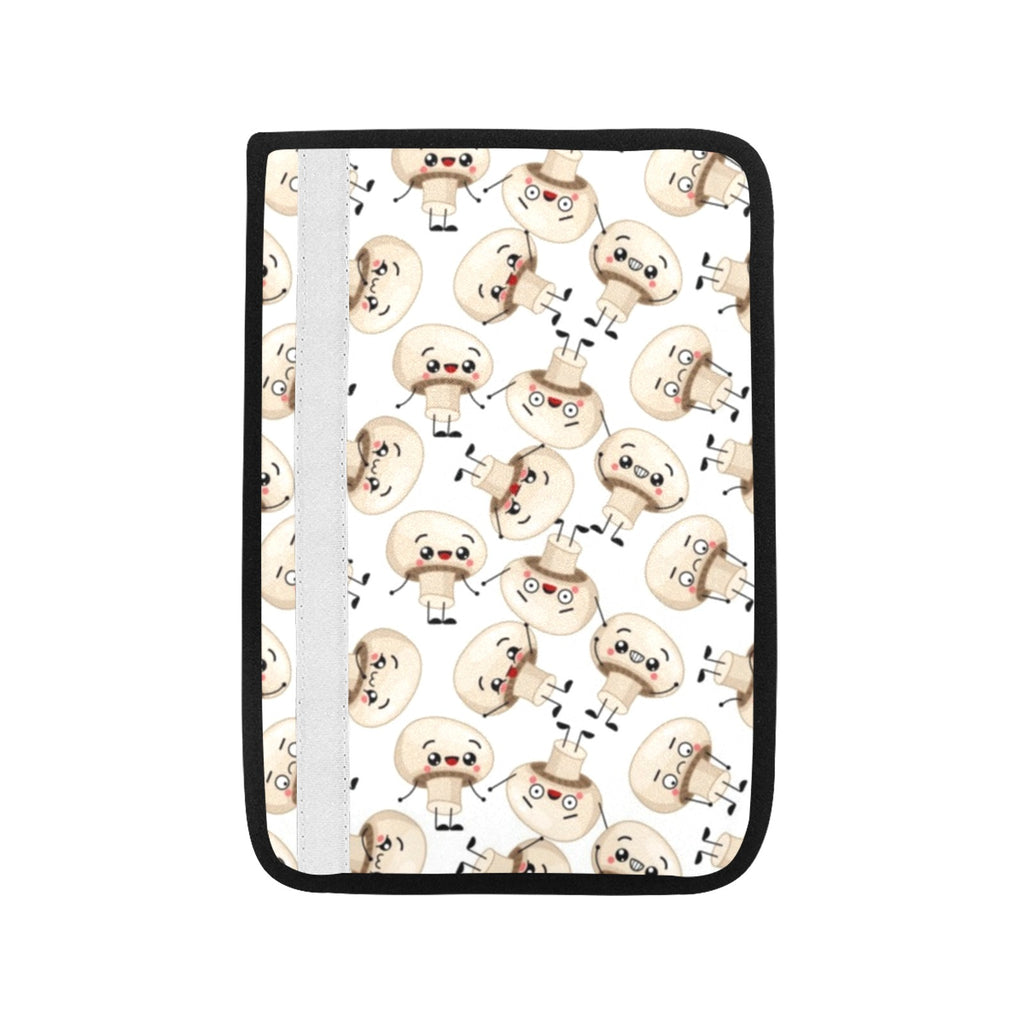 Cute Mushrooms Car Seat Belt Cover 7''x10'' (Pack of 2) Car Seat Belt Cover 7x10 (Pack of 2) Food Printed Offshore