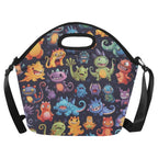 Monster Mania - Neoprene Lunch Bag One Size Neoprene Lunch Bag Printed Offshore