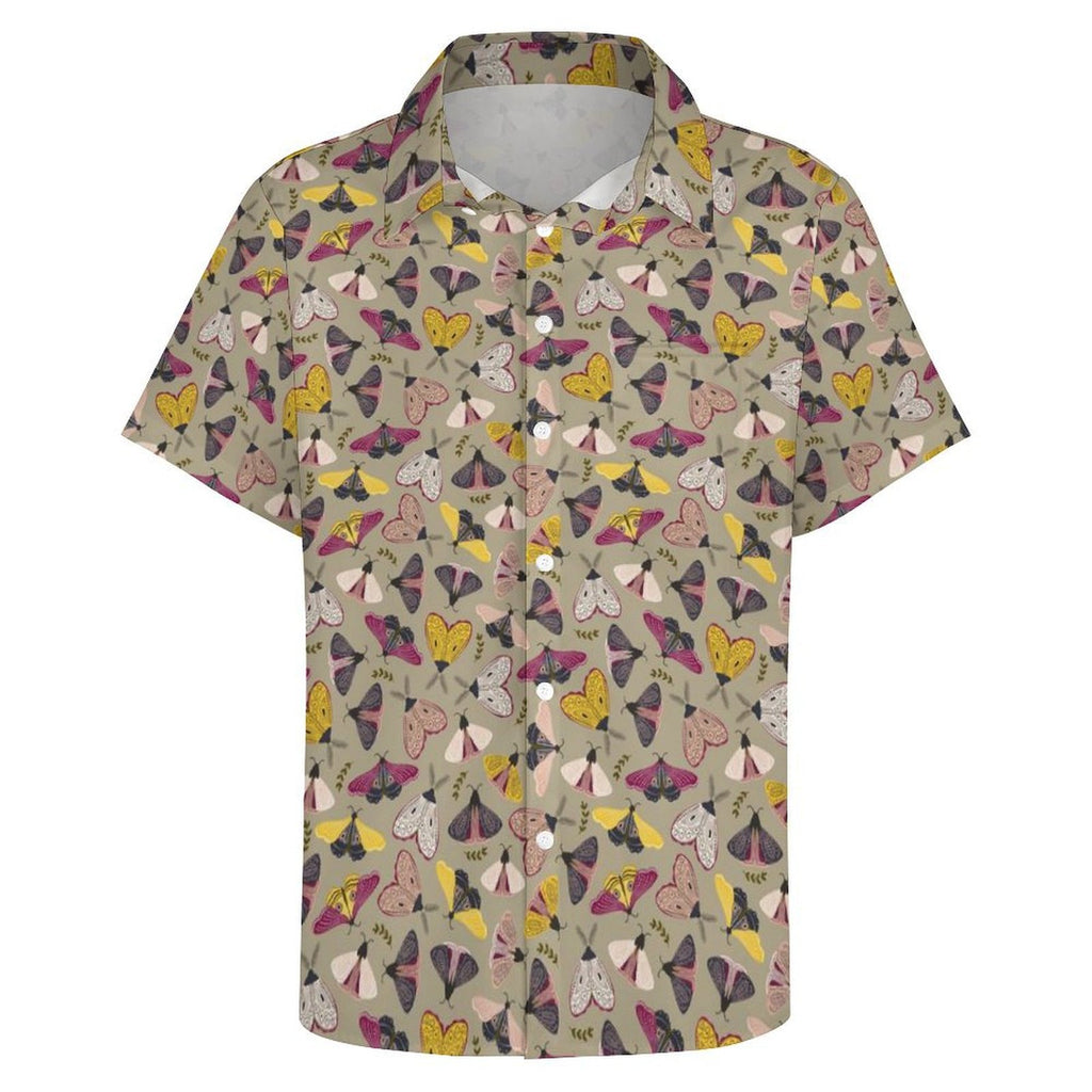 Pretty Moths Women's Short-Sleeve Button Up Shirt