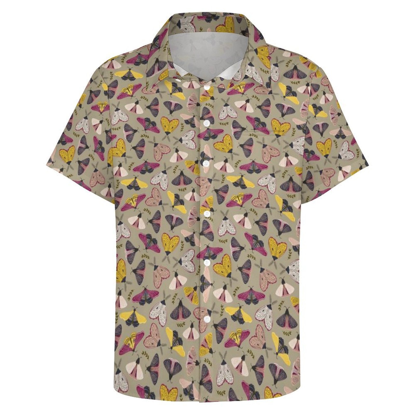 Pretty Moths Women's Short-Sleeve Button Up Shirt