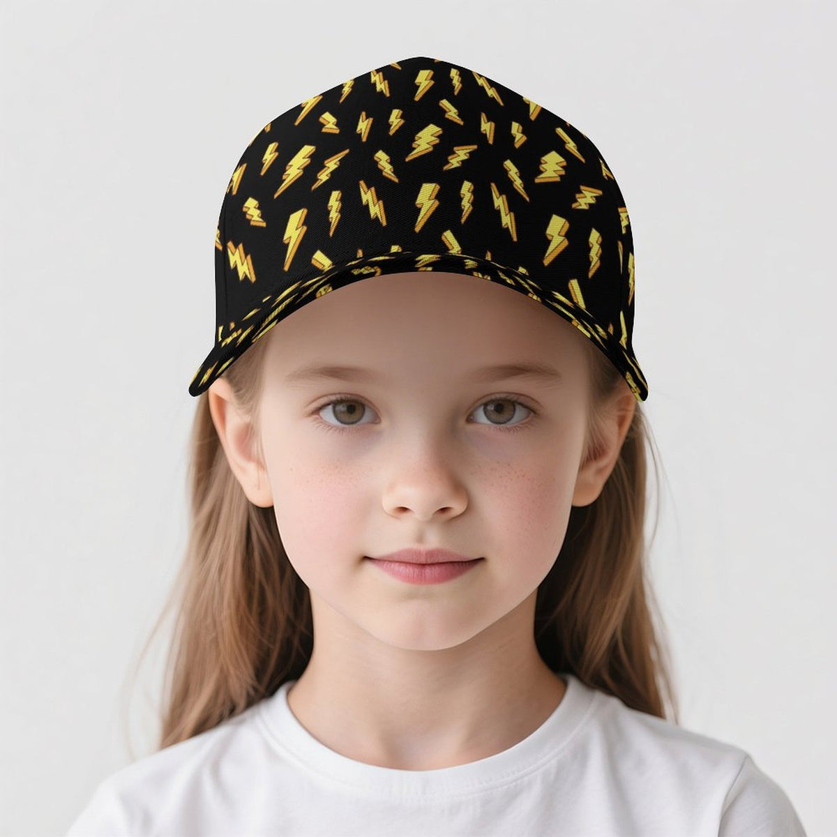 Lightning Bolts Kids Baseball Cap Kids Baseball Hat comic Printed Offshore