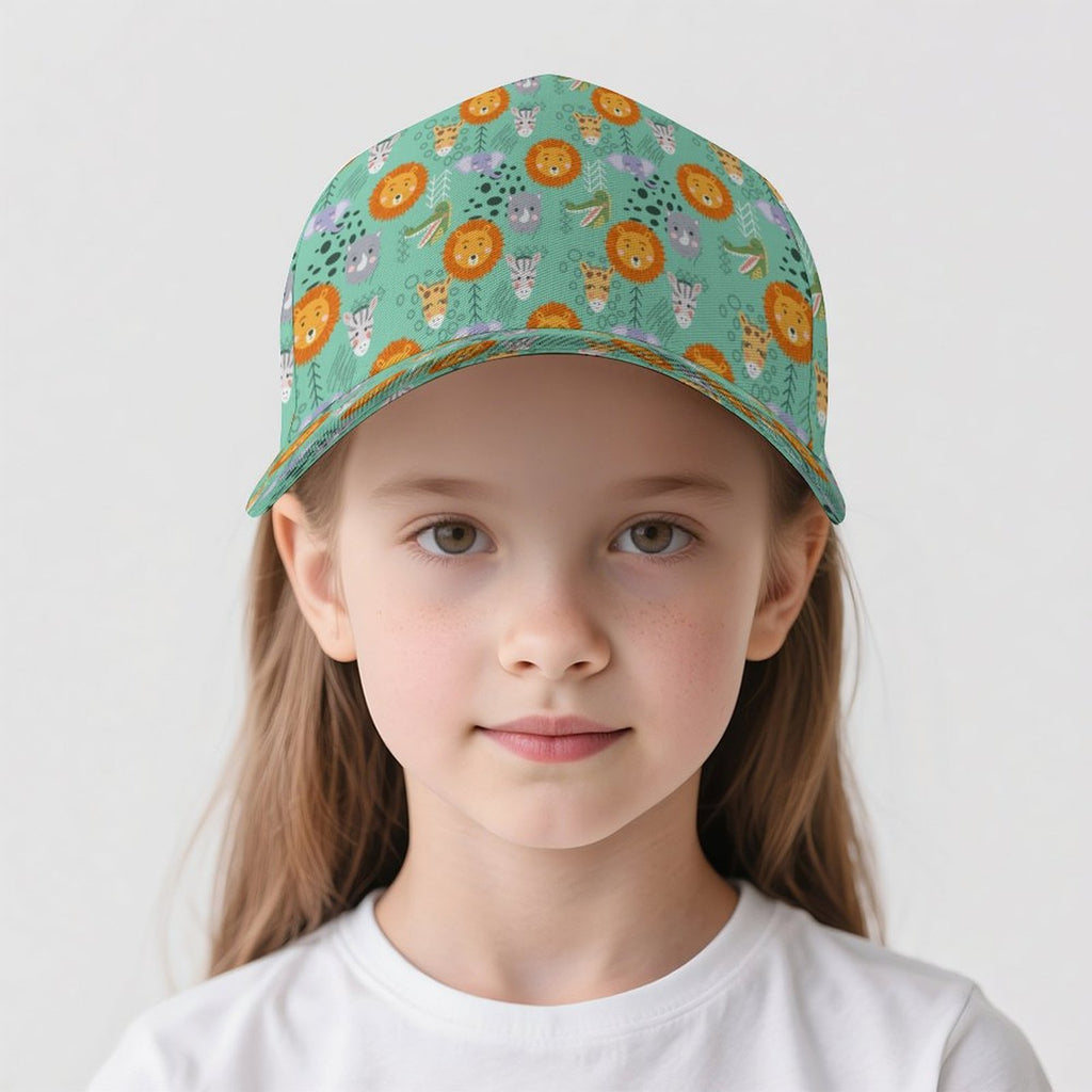Safari Animals Kids Baseball Cap Kids Baseball Hat animal Printed Offshore