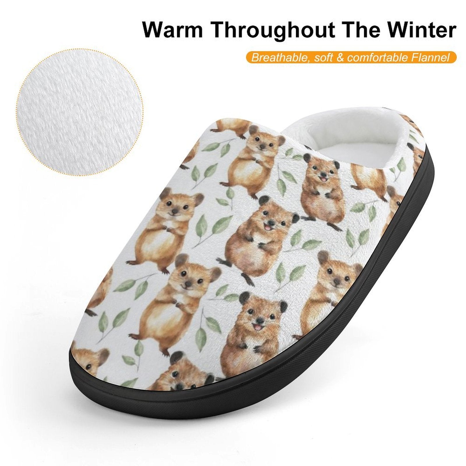 Quokkas Kids Cotton Slippers