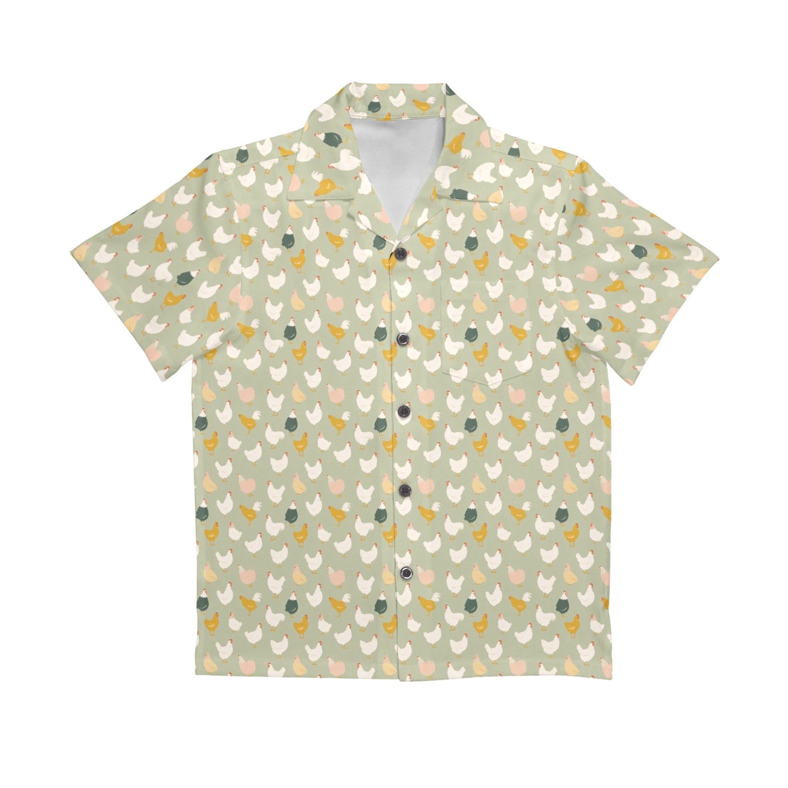 Chicken Life Senior Kids Hawaiian Shirt