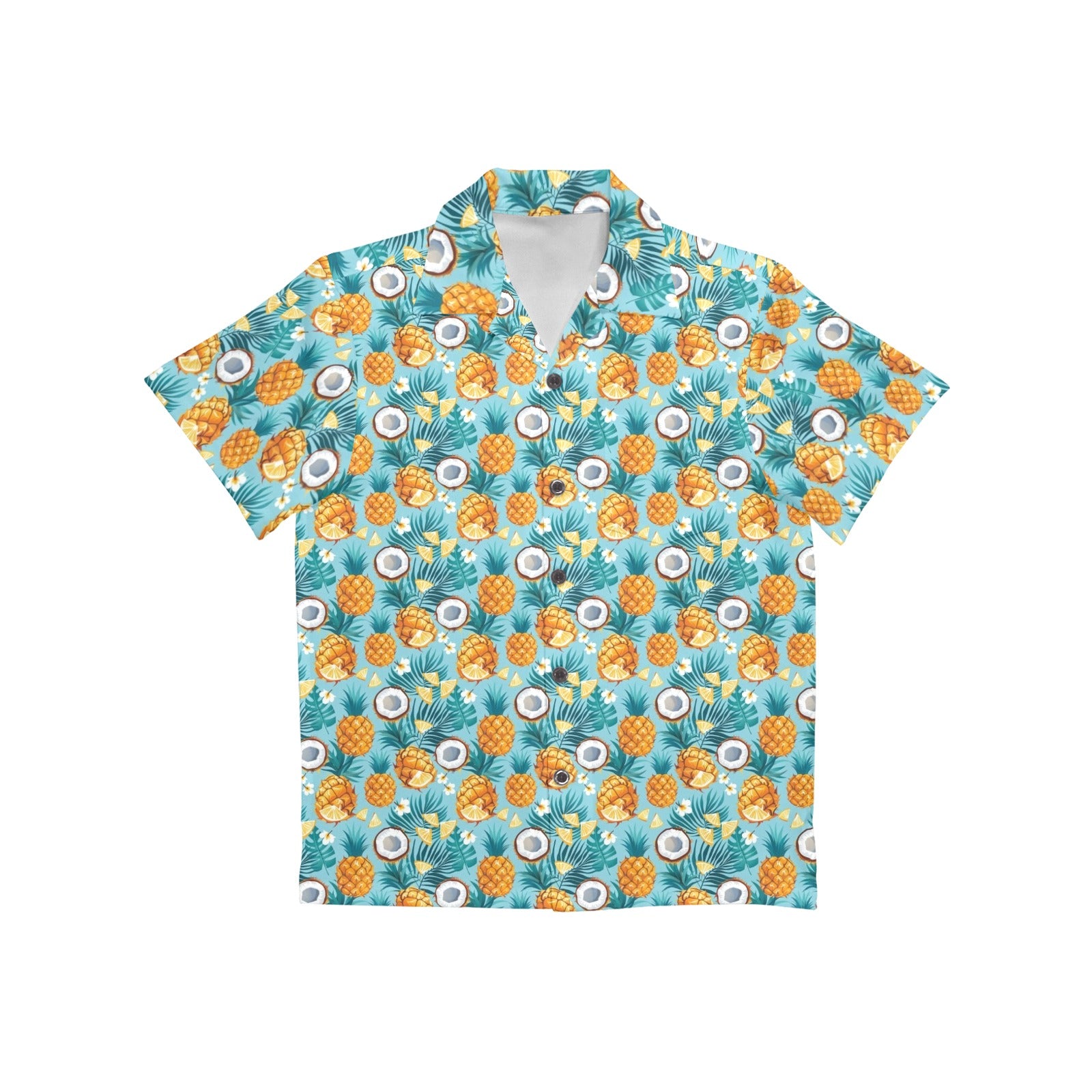 Pineapple Coconut Junior Kids Hawaiian Shirt