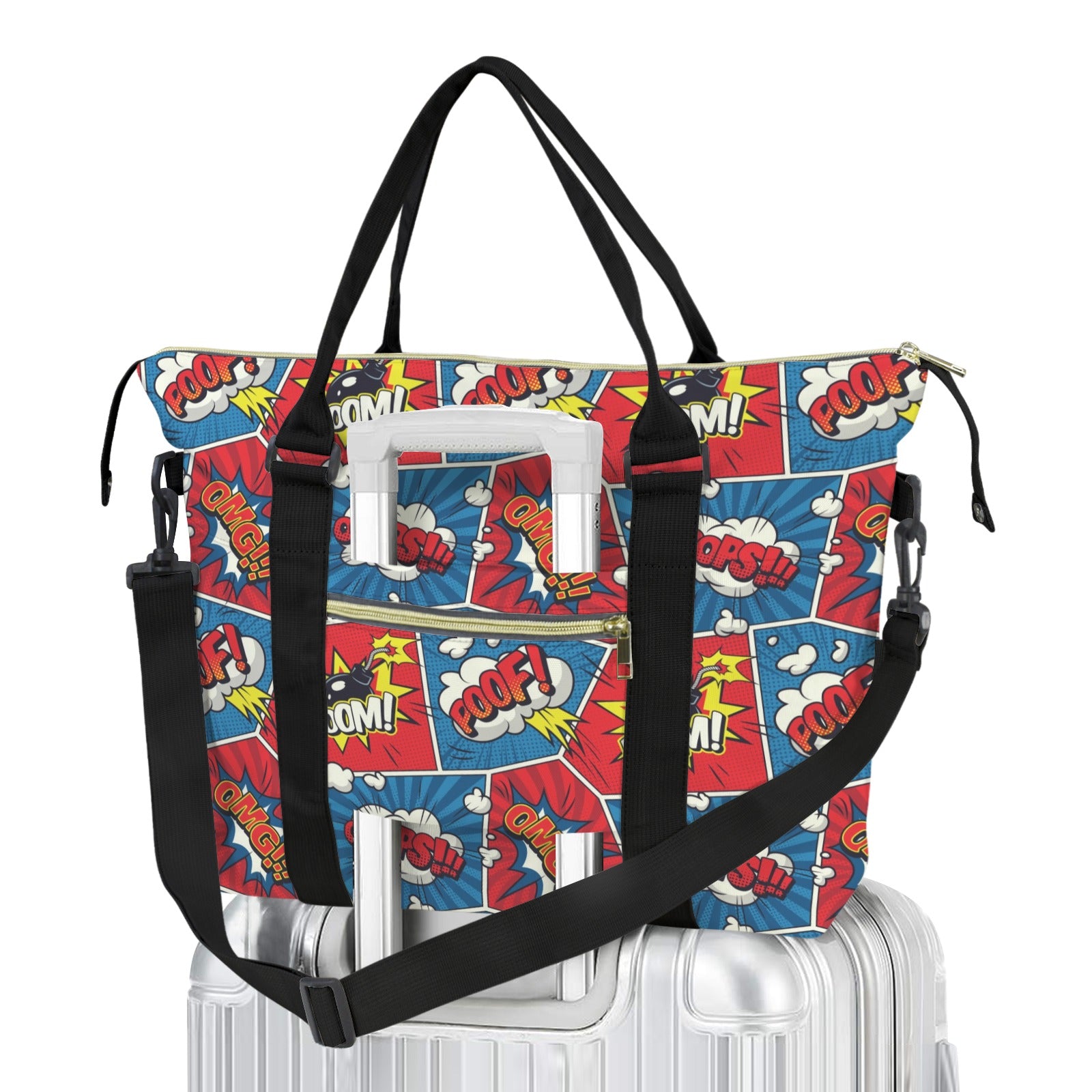 Comic Book Duffle Bag-Simple (Model 1715) One Size Duffle Bag-Simple (1715)