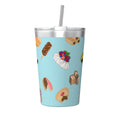 Classic Aussie Food Icons Small Stainless Steel Travel Mug Cup 12oz/350ml