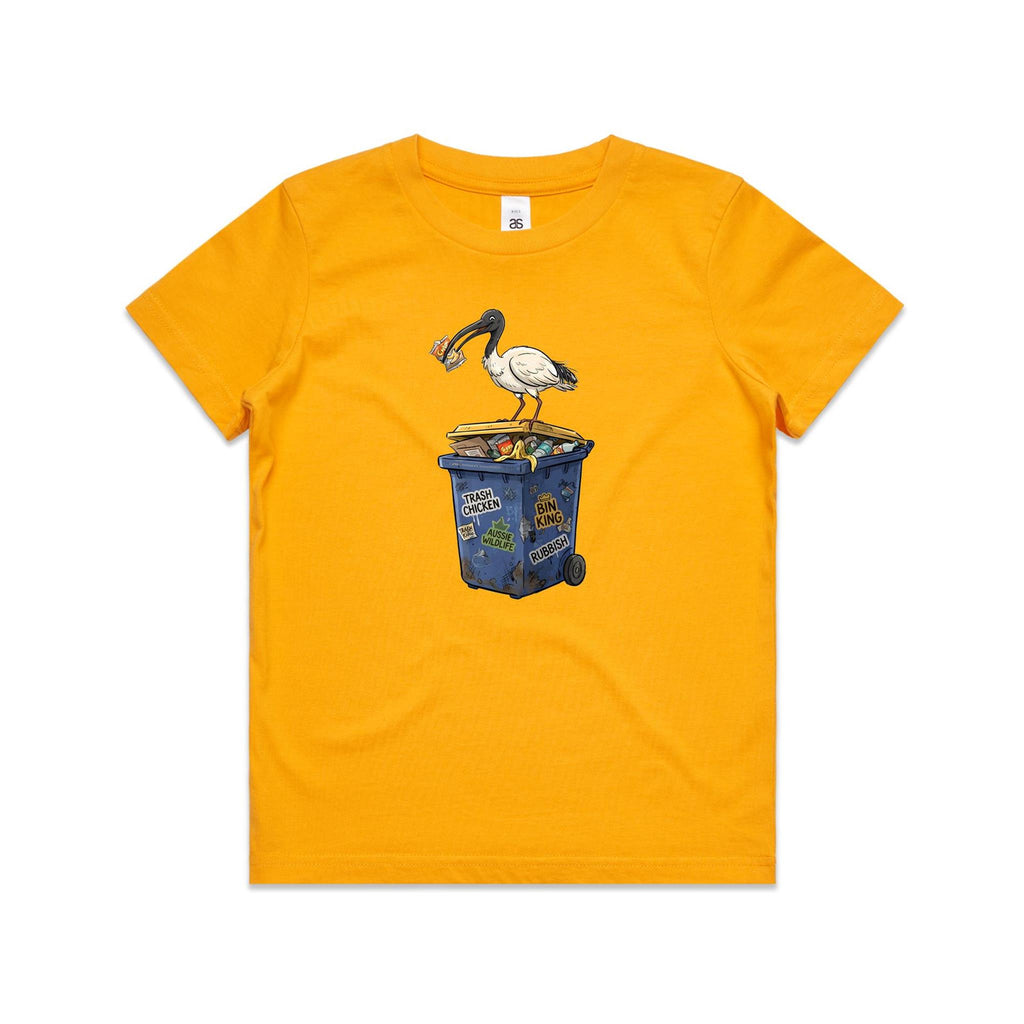 Bin Chicken Australian Ibis Kids AS Colour T-shirt