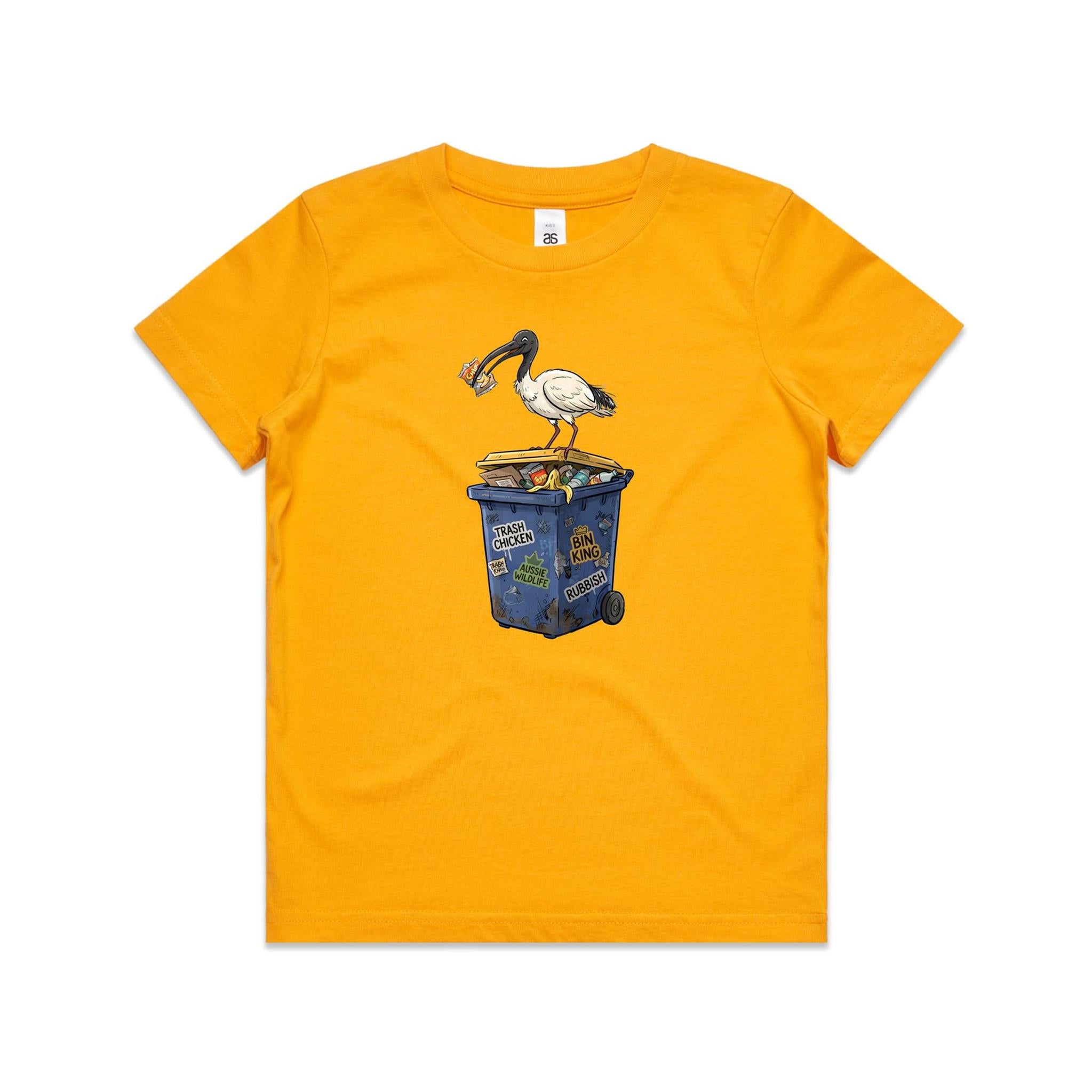 Bin Chicken Australian Ibis Kids AS Colour T-shirt