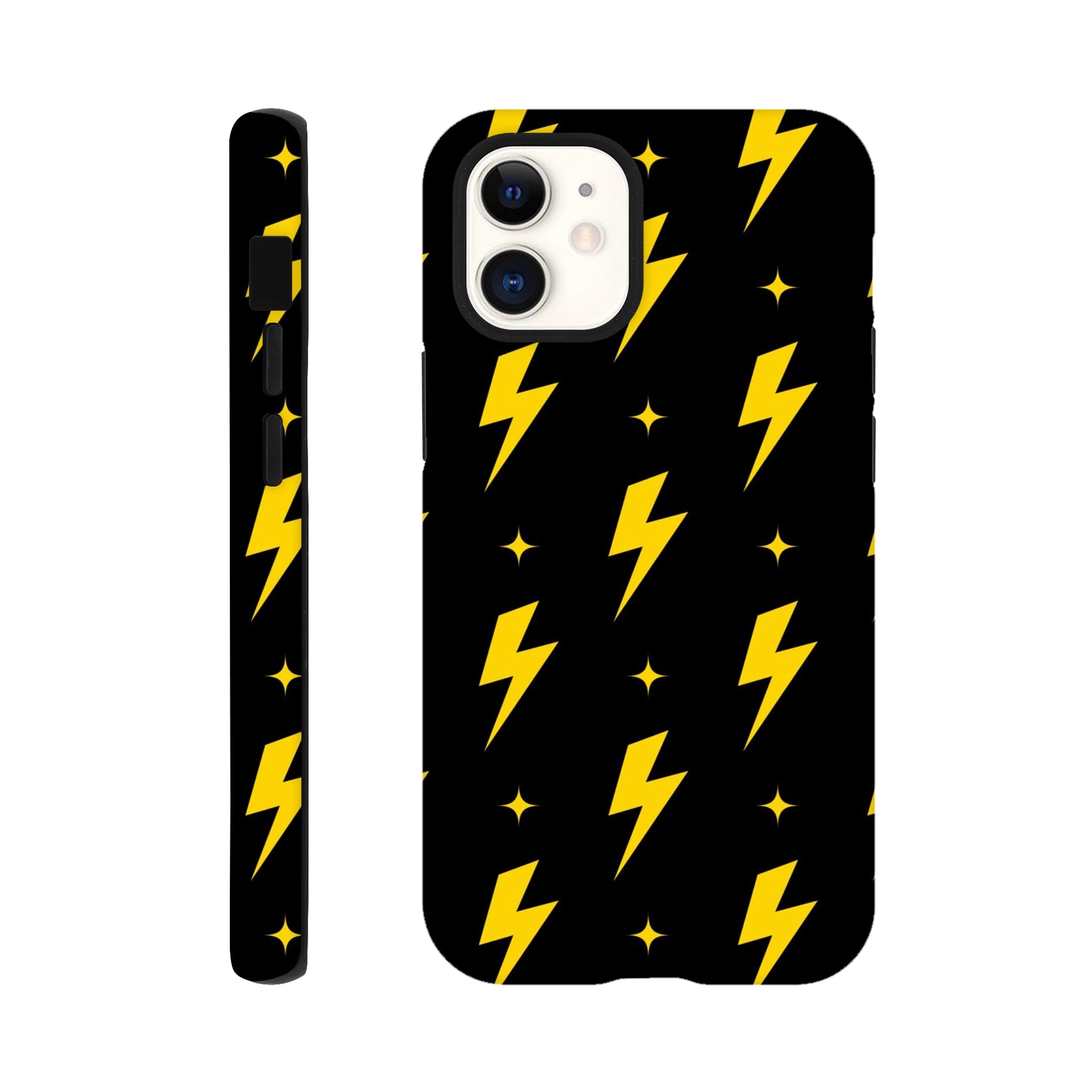 Yellow Lightning - Apple iPhone Tough case iPhone 12 Mini iPhone Tough Case comic Globally Fulfilled