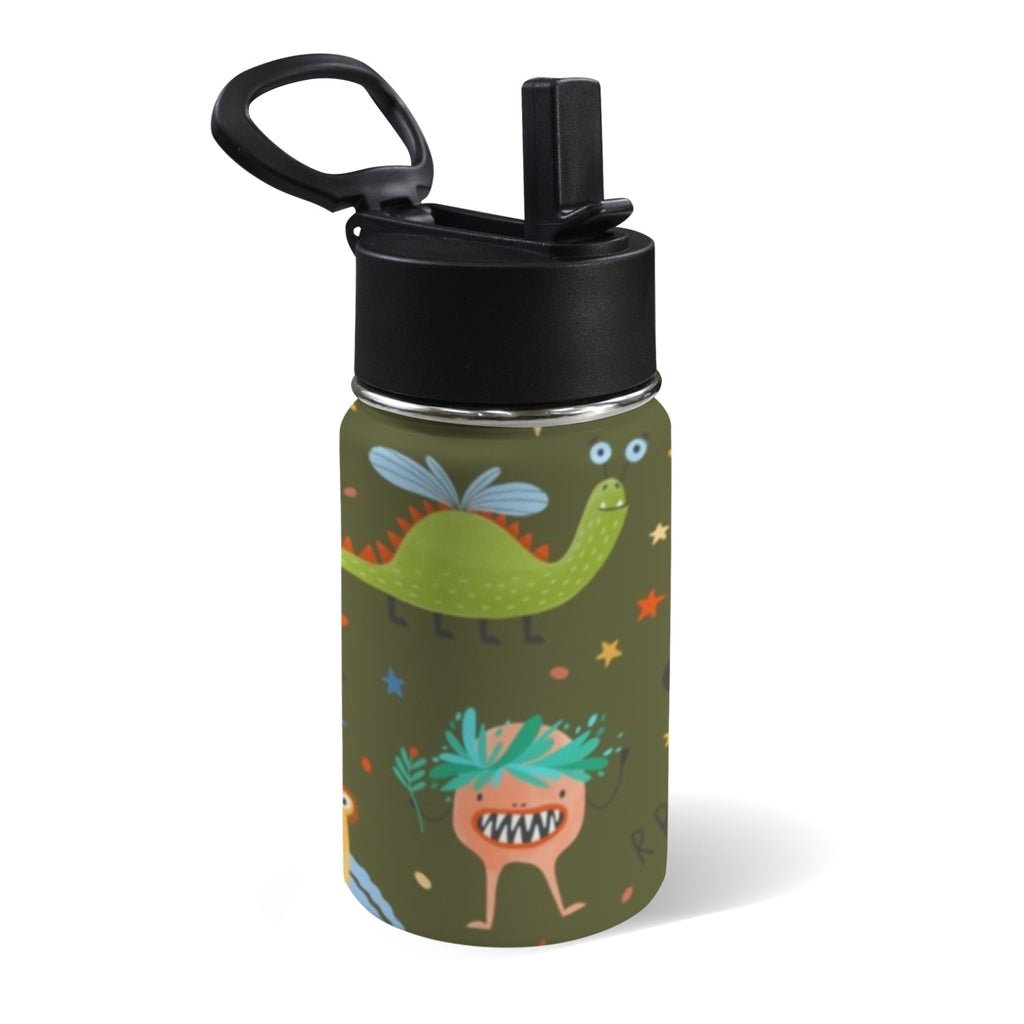 Monsters 12oz Kids Water Bottle with Straw Lid