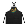 The Best Dad In The Galaxy AS Colour Carrie Apron Black One Size Apron Dad Printed In Australia