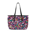 Colour Burst PU Leather Tote Bag Large One Size Leather Tote Bag-Large Printed Offshore