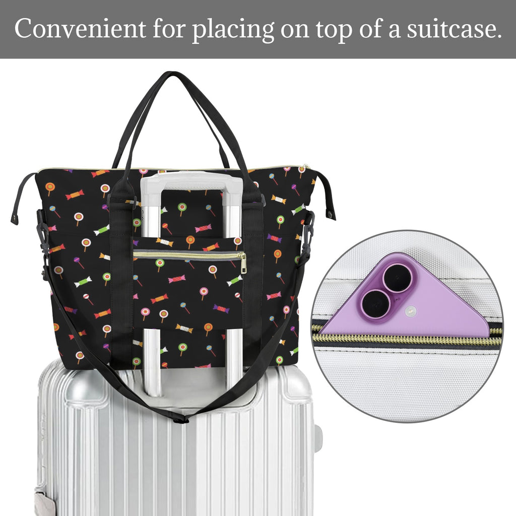 Candy Duffle Bag-Simple (Model 1715) Duffle Bag-Simple (1715)