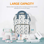 Astronauts And Rocket Ships Multi-Function Backpack, Nappy / Diaper Bag Multi-function Backpack, Nappy / Diaper Bag Printed Offshore Space
