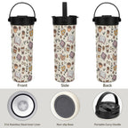 Books And Coffee 20oz Tea Tumbler with Carry Handle