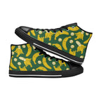 Happy Bananas - Kids High Top Canvas Shoes