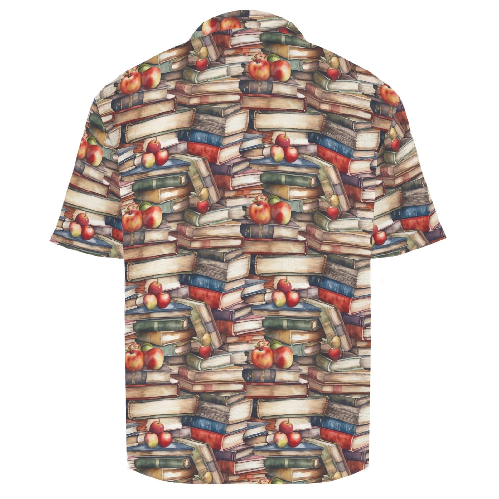 Watercolour Books Men's Crinkle Hawaiian Shirt